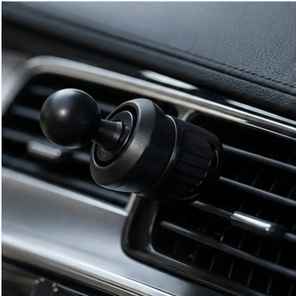 Air Vent Car Phone Holder Base Universal Ball Head Mount Clip for Secure Stable Driving Navigation Handsfree Calls Compact Vent