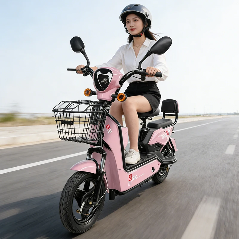 YTYIN Wholesale Customized Cheap Electric Bike Electric Scooter Bike 48V 350W Electric Bicycle With Pedals