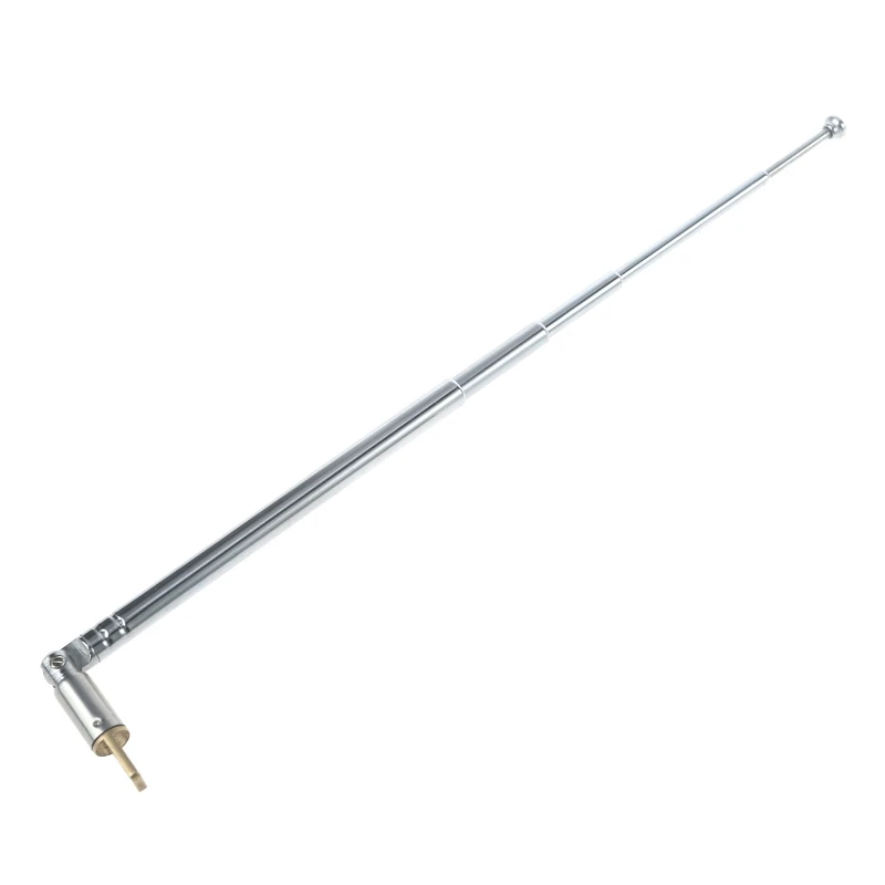 Telescopische antenne voor elektronisch radio-tv-signaal 4/5 secties Radioafstandsbediening Audio-antenne Antenneconnector D46B