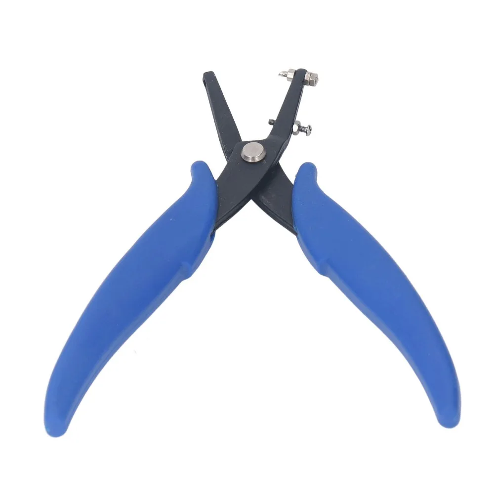 1.6mm Diameter Metal Hole Punch Pliers High Speed Steel Ergonomic Non-Slip Handles Round Hole Punch Tool Heavy Duty