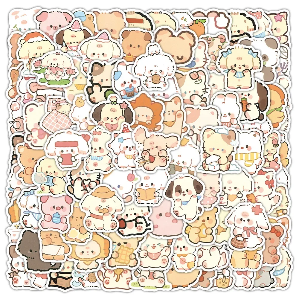Why You Should Choose the 100PCS Cartoon Cute Hand Drawn Animals Mxied Graffiti Stickers for Bicycle, Hand, Account, Pencil Case, and Decals