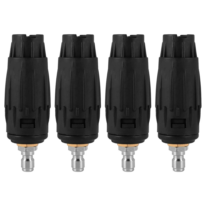 

4X Adjustable Pressure Washer Nozzle Tips, Variable Spray Pattern, 1/4 Inch Quick Connect Plug, 3000 PSI