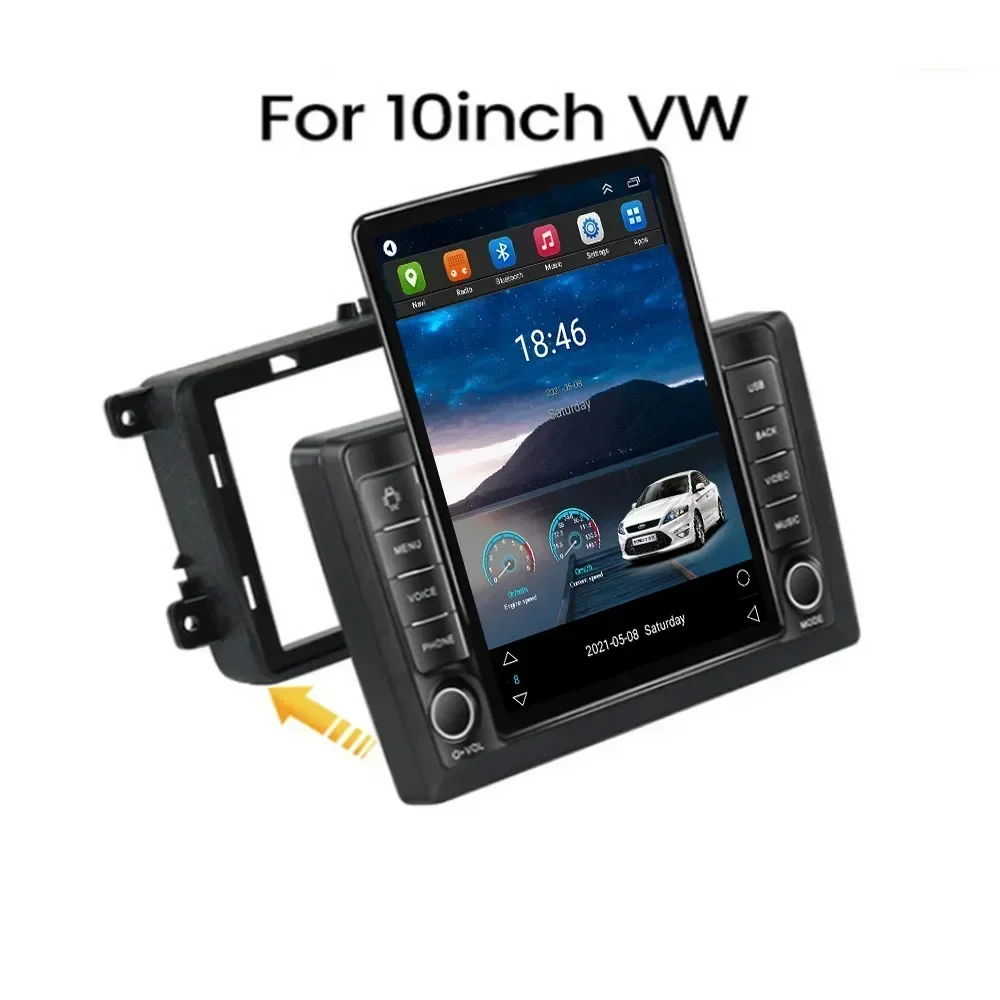 Car multimedia system Carplay Android Auto Car Radio for VW Golf 5 6 Touran Passat B6 B7 Sharan JATTA Skoda Seat Tesla Style GPS