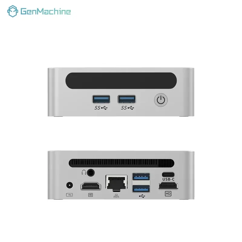 BOLRZO GenMachine Ryzen 7 6800U Mini Computer 8 Cores 16 Threads 2.5G LAN Wifi 6 BT 5.2 2HD 4USB 3.0 USB4 3 Display RAM