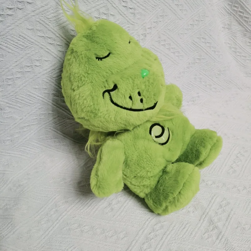 Green Monster Breathing Comfort Doll - Regalo a sorpresa per le vacanze in peluche per l'aiuto al sonno e il compagno