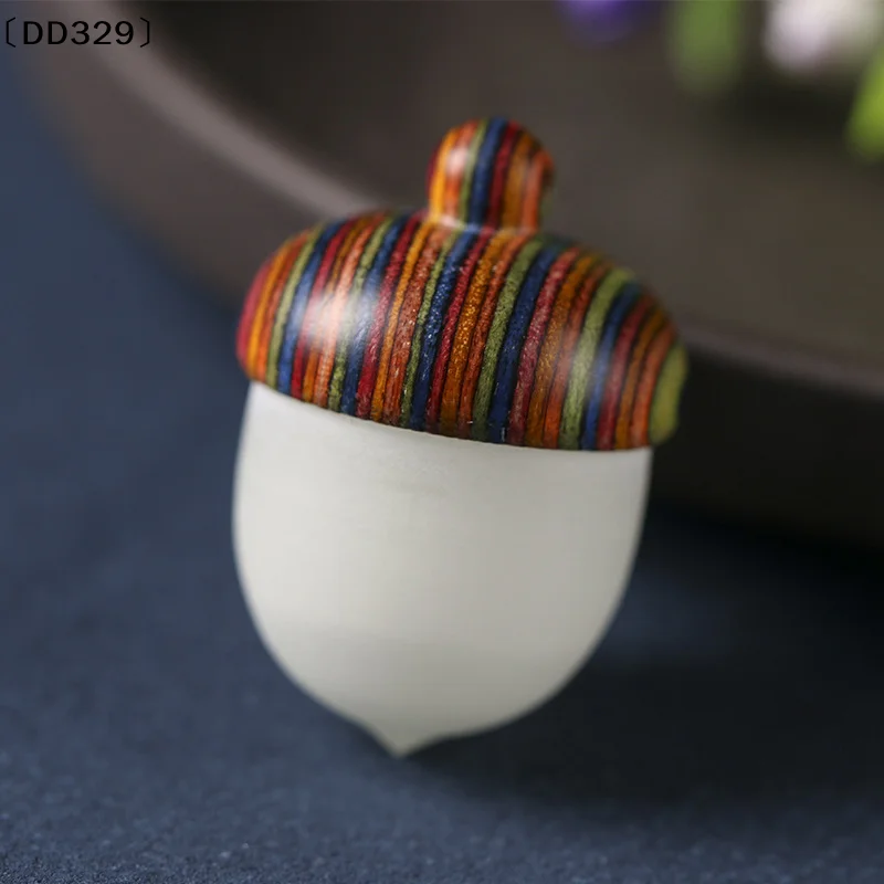Mini Luminous Pill Box Case Solid Wood Bottle Holder Sandalwood Rescue Container Storage Box Pill Case Container〔DD329〕
