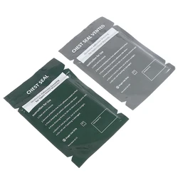 1Pc Emergency Trauma Sticker First Aid Patch Medical Vent Chest Seal Occlusive Adhesive Dressing for Open Chest Wounds Survival