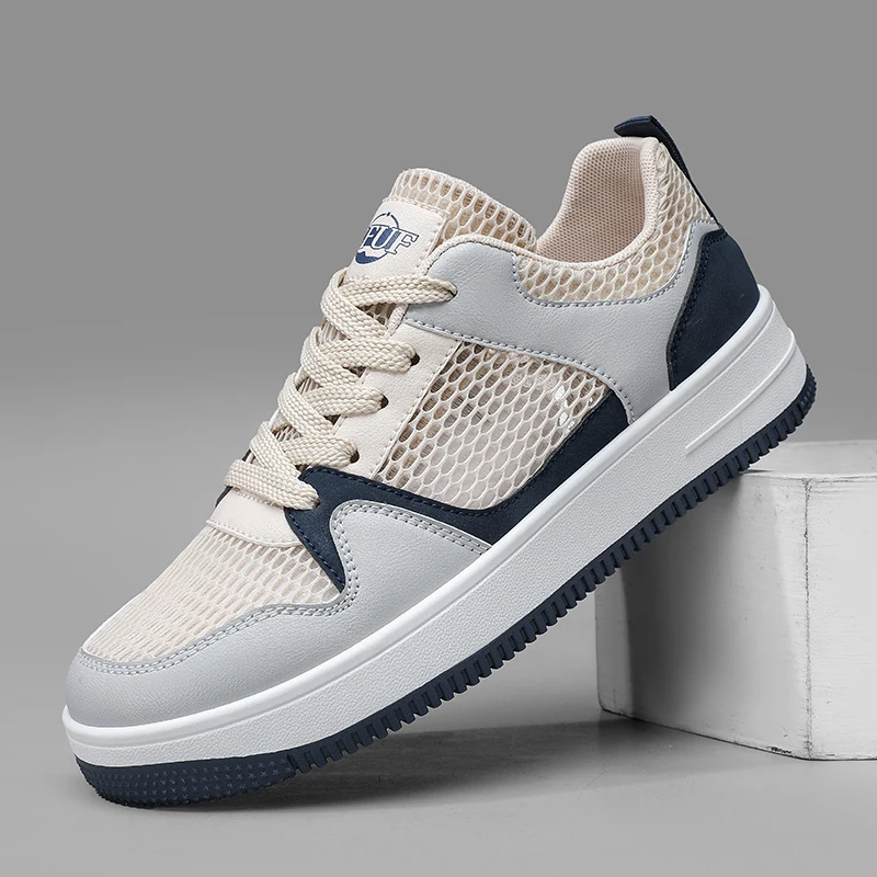 

Men's Outdoor Sports Shoes Summer Trend Versatile Original Board Shoes Running Casual Shoes Heightening Breathable Leather