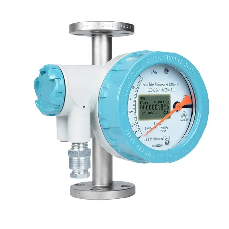 Wide Measurement Range Metal Tube Rotameter Flowmeter Metal Tube Float Rotameter