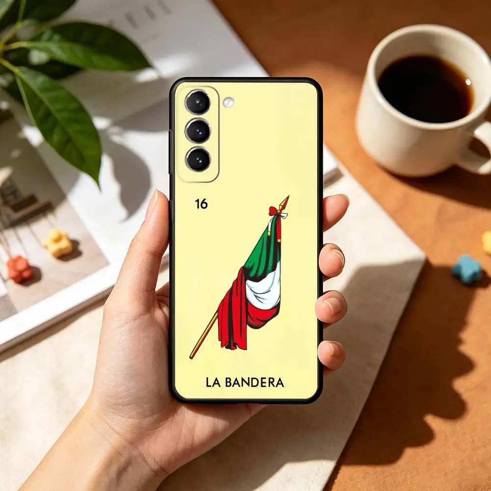 M-Mexican Bingo Loteria-as  Phone Case Black Silicone Soft For Samsung S26,S25,S24,S23,S22,S21,S30,Ultra,Plus,Fe,Lite view 2