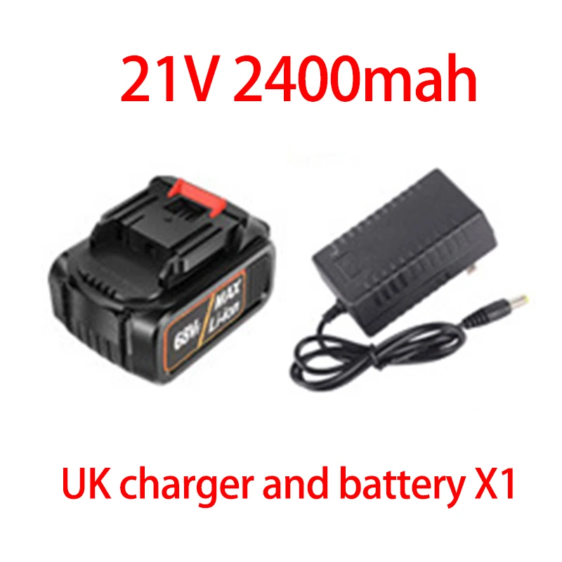 21V Makita Wireless Car Washer Electric High-pressure Water Gun Rechargeable Lithium Battery 2400mah Battery with US/UK/RU Plug