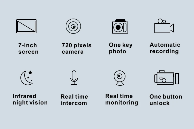 Videoportero vendedor caliente para villa con llamada plana a plana para apartamento