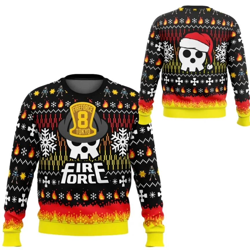 الخريف والشتاء البرية الكبيرة Whomping العملاء عيد الميلاد الملابس القبيحة ثلاثية الأبعاد المطبوعة الوالدين والطفل الملابس جولة الرقبة هوديي #5