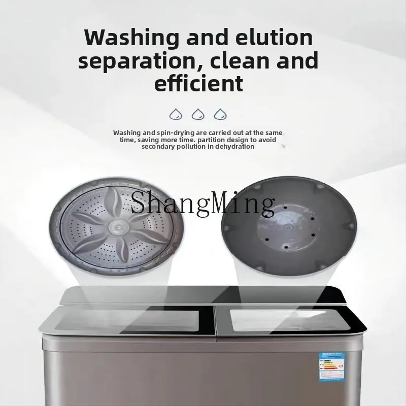 LXY lavatrice semiautomatica a doppio cilindro vecchio stile per uso domestico in acciaio inossidabile 15/18