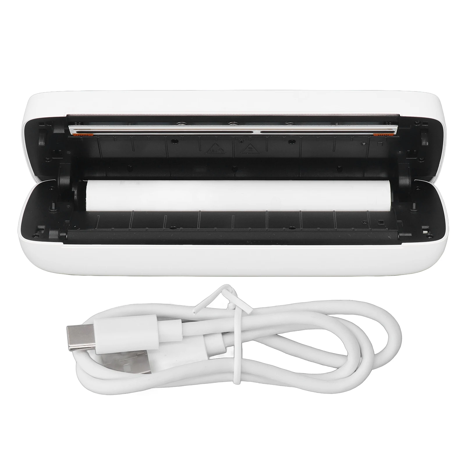 طابعة حرارية A80 USB BT 203 ديسيبل متوحد الخواص آلة طباعة محمولة صغيرة خالية من الحبر للسفر في العمل المنزلي