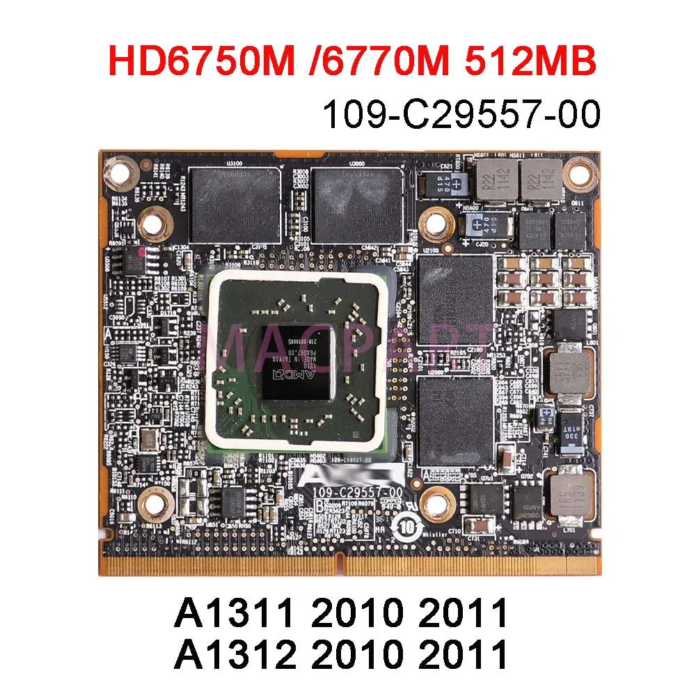 Original HD4670M HD5670M HD6750M HD6770M HD4850M HD5750M HD6970M For iMac A1311 A1312 Graphics Video Card 2009 2010 2011 Years