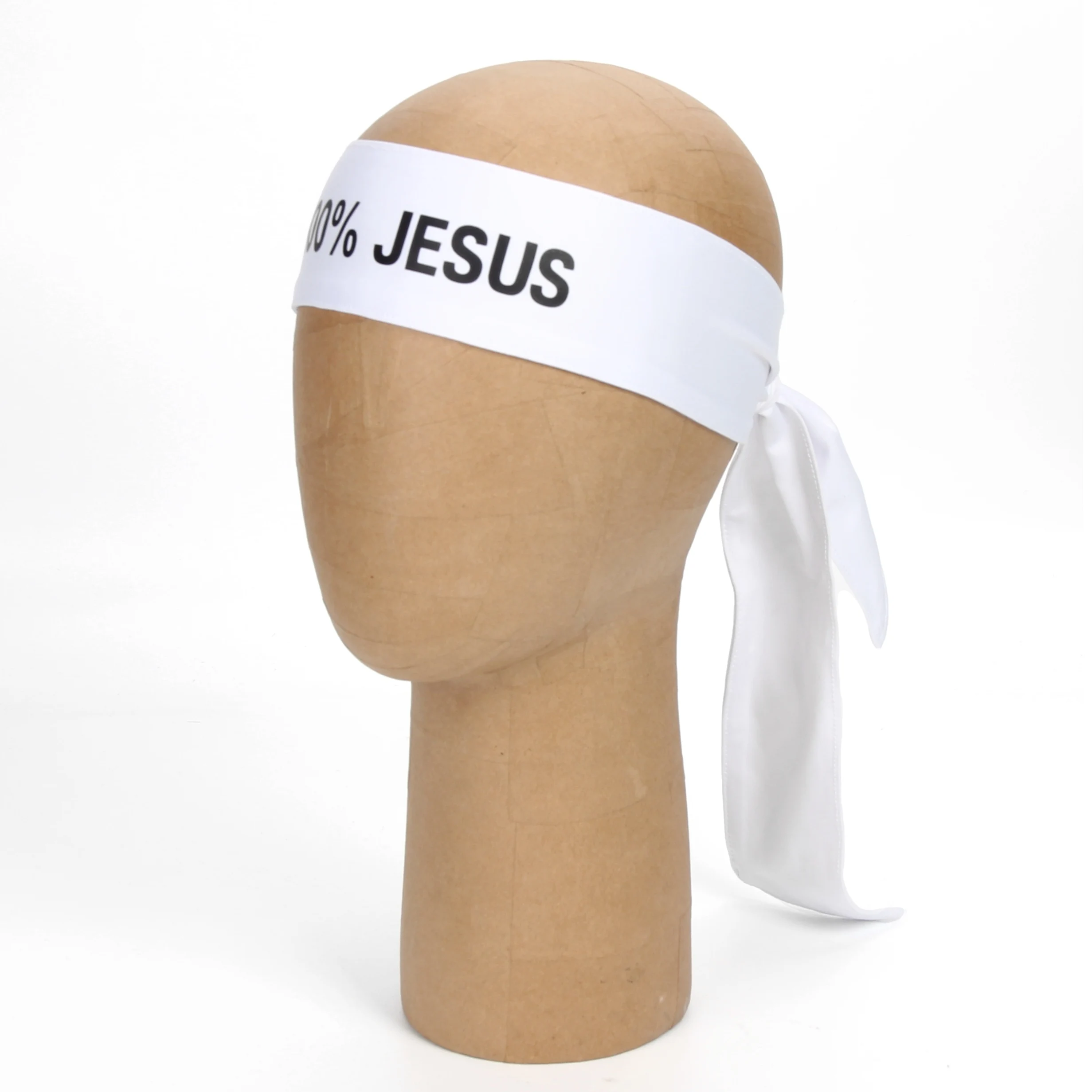 100% JESUS Print basket Sports fascia uomo donna Running Fitness Sweatband Bandana