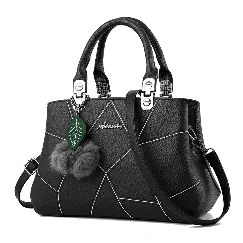 Fashionable Embroidery Thread  Middle Aged Mom Style Trendy Women's Large Capacity Single Shoulder Crossbody Bag