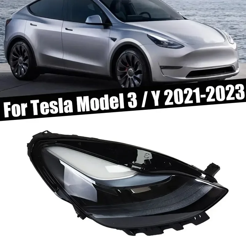 

For Tesla Model 3 / Y 2021 2022 2023 LED Front Bumper Head Light Headlamp Driving Headlight Turn Signal Light