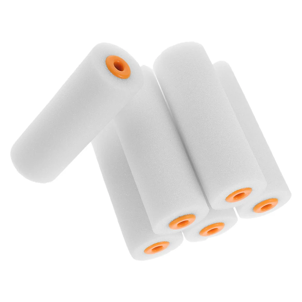 6 Pcs Sponge Paint Roller Tool Painting Supplies for House Painters Brush Small Covers