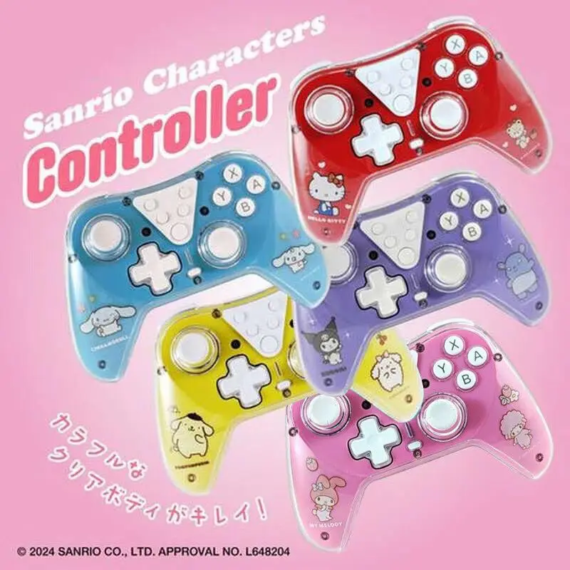 

Новый игровой контроллер Hello Kitty Melody Sanrio для Switch: проводной и Bluetooth, с дизайном Куроми, милый и кавайный