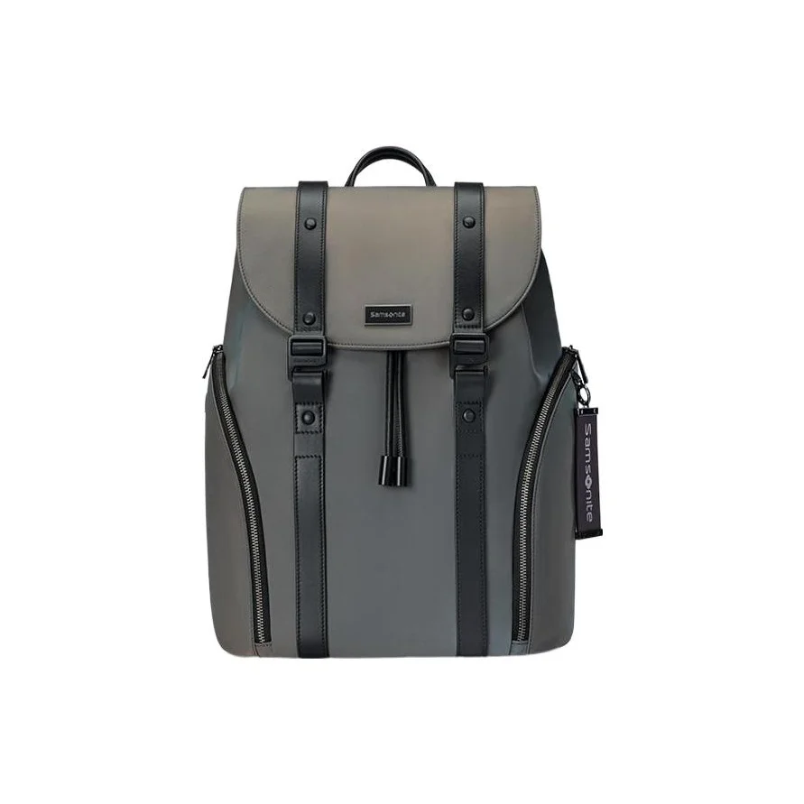 Mochila SAMSONITE em Tecido com Couro de Vaca Verde para Homens