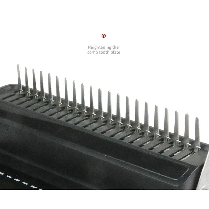 U12 comb binding machine manual rubber ring clip 21 hole binding machine A4 paper document punching machine voucher binding mach