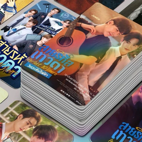 Imagen 1 del producto 30/50 unidades sin repetición Perthsanta Juniormark Forcebook TV tailandesa perfecto 10 forros Drama Stills foto impresión de doble cara tarjeta de 3 pulgadas