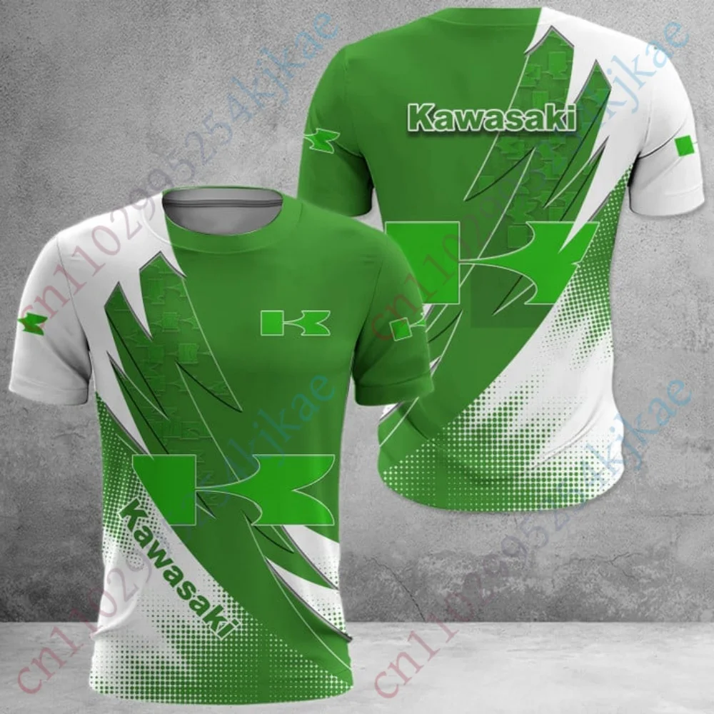 

2025 New Kawasaki Motorcycle Hoodies Oversized T-shirt For Men Clothing Casual Pullover Unisex Zip Hooded Sweatshirt Anime Top