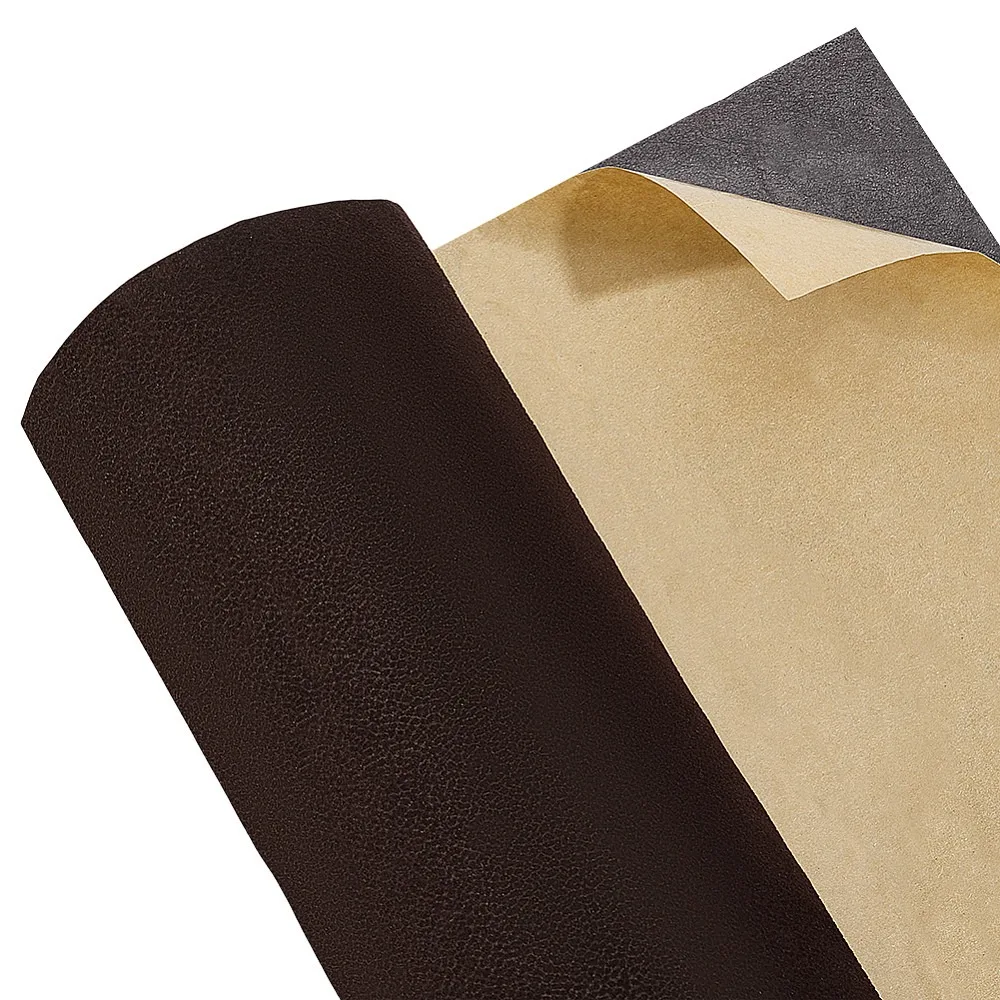 

Self-adhesive Polyester Fabric DIY Craft Supplies Coconut Brown 360x0.5mm 3m/roll