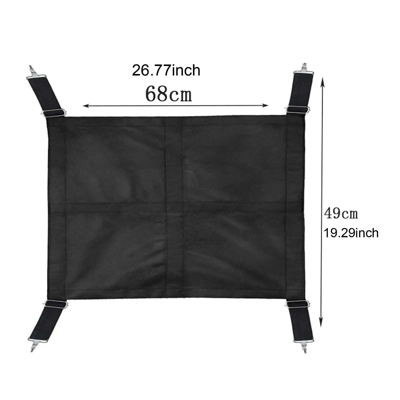 Защита от киоска для лошади с пружинными крючками Регулируемая длина Простая установка Прочные лошади, козы, козы Регулируемая простая установка