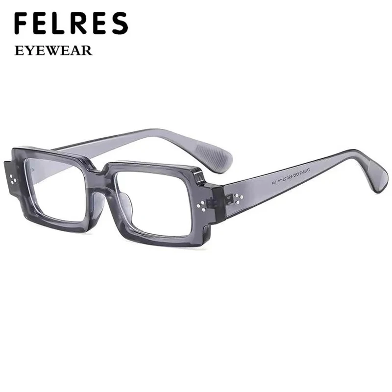 Square Thick Frame Blue Light Blocking Reading Glasses Men Optical Prescription Glasses Male Far Sight Glasses With Strength