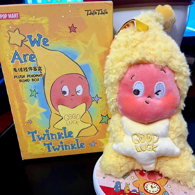 

POP MART We Are Twinkle Twinkle Series Plush Keychain Blind Box Guess Bag Mystery Box Doll Anime Figure Ornaments