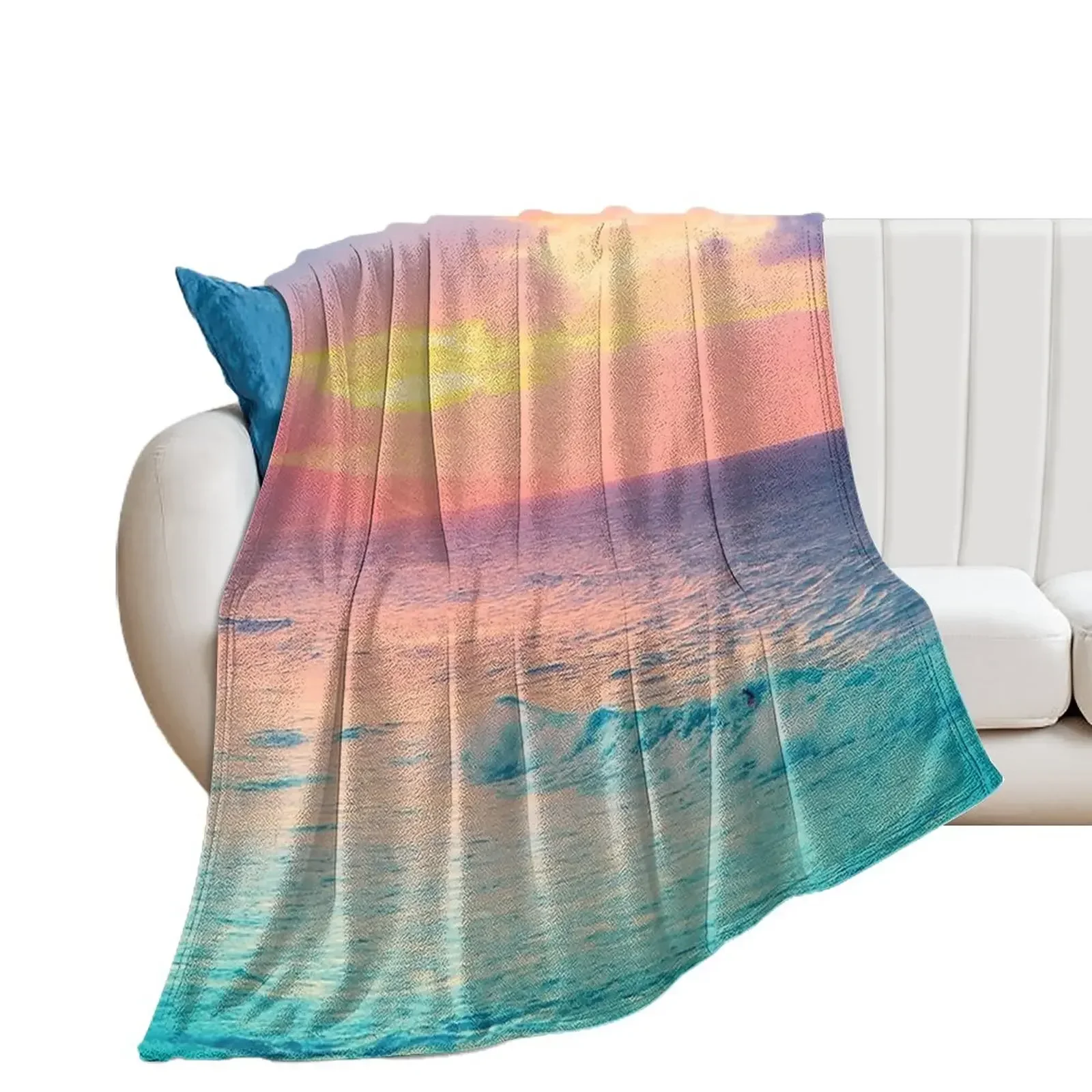 

Hookipa Surf Sunset Throw Blanket Thins Stuffeds Blankets