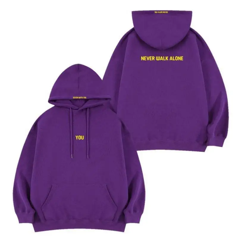 Toestemming Voor Een Kpop-Concert Om Met Hoodie Te Dansen Die Officieel Dezelfde Paragraaf Unisex-Sweatshirt Met Lange Mouwen Afdrukken