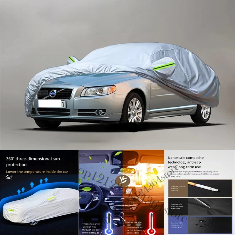 

For Volvo-S80-Auto Anti snow Anti dust Anti-uv Anti peeling paint And Anti Rainwater 210t Car cover protection