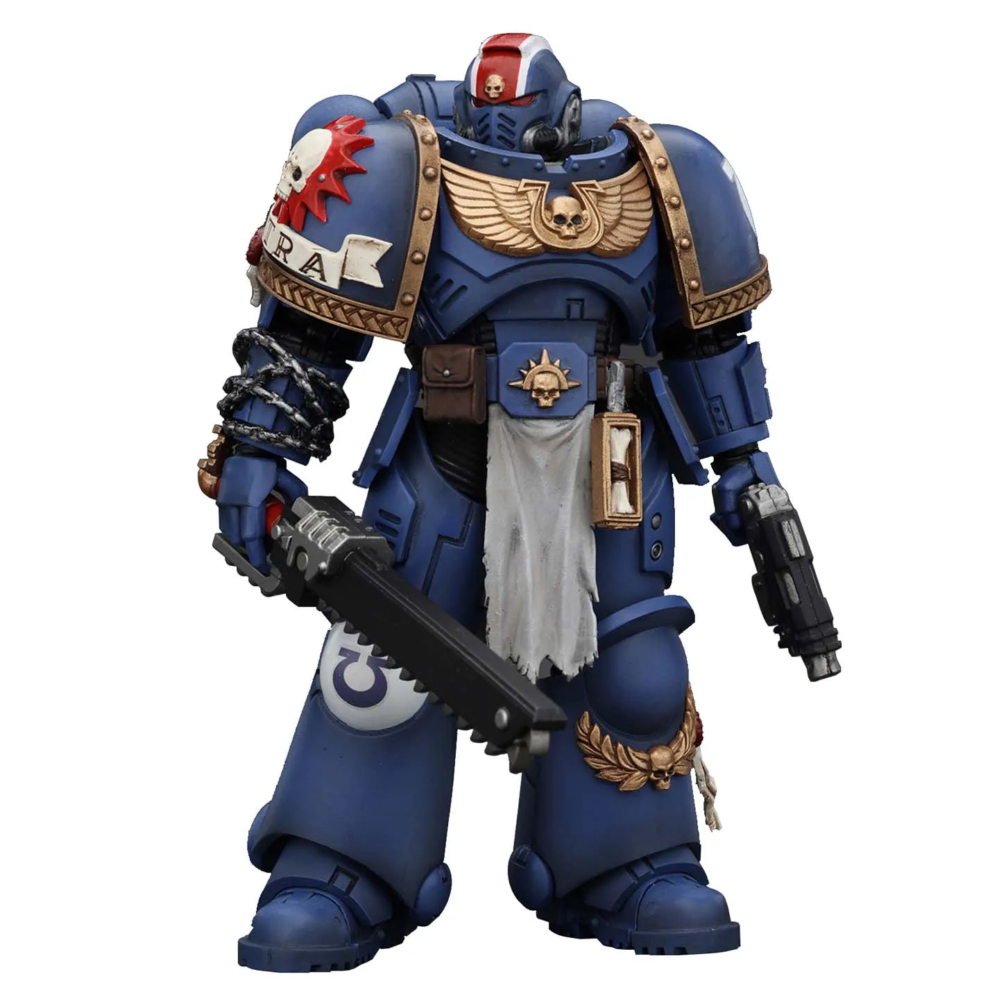 JOYTOY Dark Source Warhammer 40k المتطرفة المحارب JT00058 نائب ضابط تيتوس موبايل سولجر نموذج 1/18 نموذج اللعب لعبة محمولة