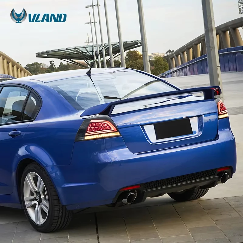 VLAND كامل LED الضوء الخلفي مع 2006-2012 2013 الذيل ضوء متتابعة بدوره إشارة الخلفية الذيل مصباح ل هولدن كومودور كاليس VE S1