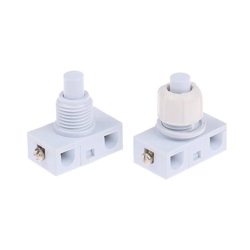 1 PC Push Button Switch Inline Foot Pedal UFO Type Lamp Lighting Foot Control ON / Off Foot Switch Lockless Self Reset