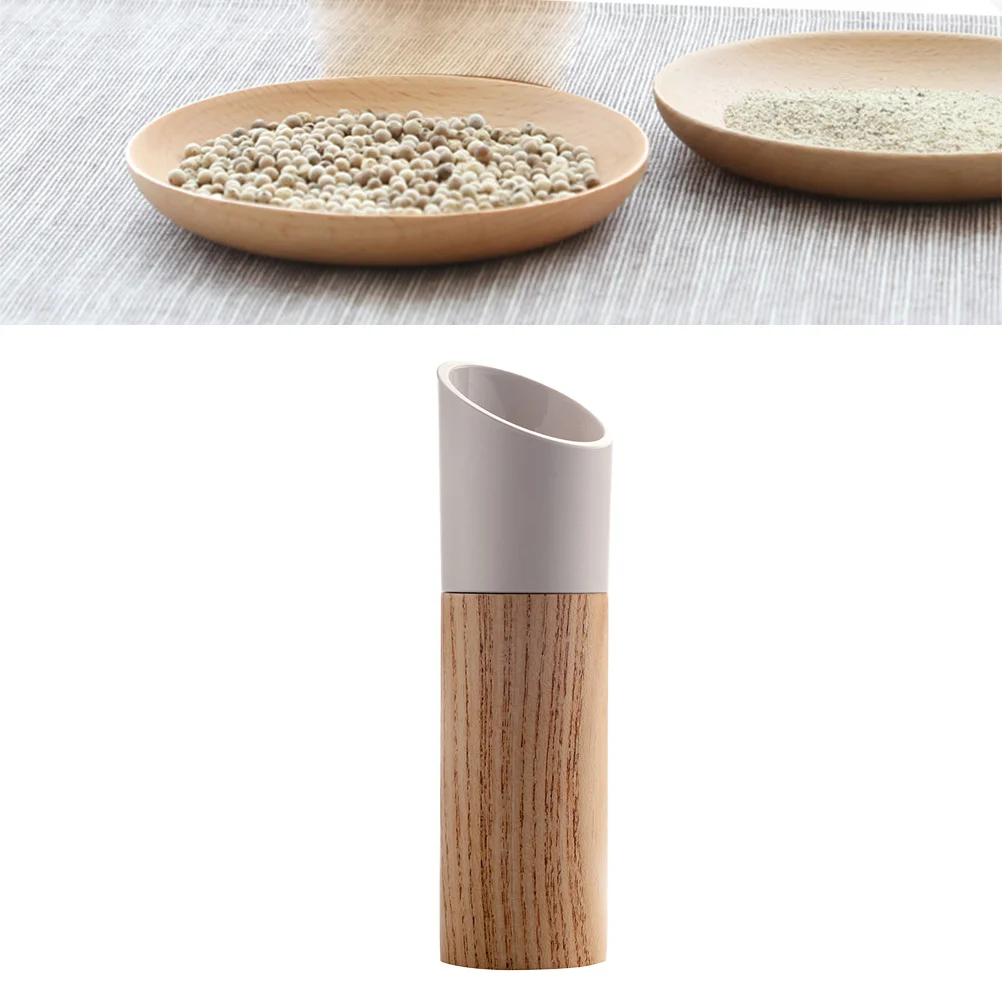 

22Ml Wooden Pepper Grinder Manual Ceramic Core Mill for Salt Beans Kitchen Tool White Pepper Kitchen Tool Salt