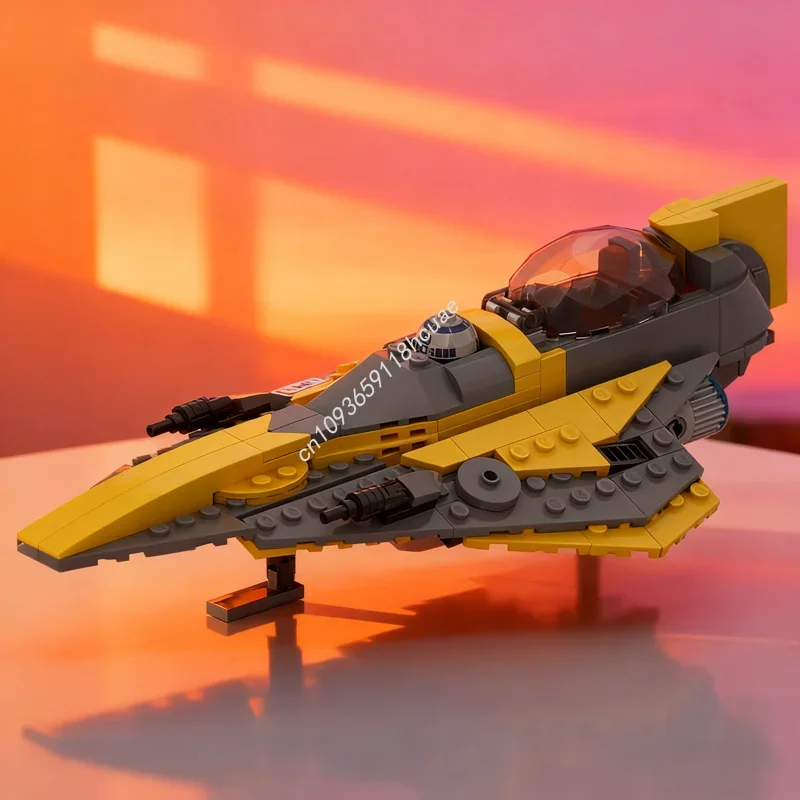 

235pcs MOC Anakin S Delta 7 Starfighter Star Battle Model Building Blocks Toys Assemble DIY Idea Christmas Gift Brick Birthday