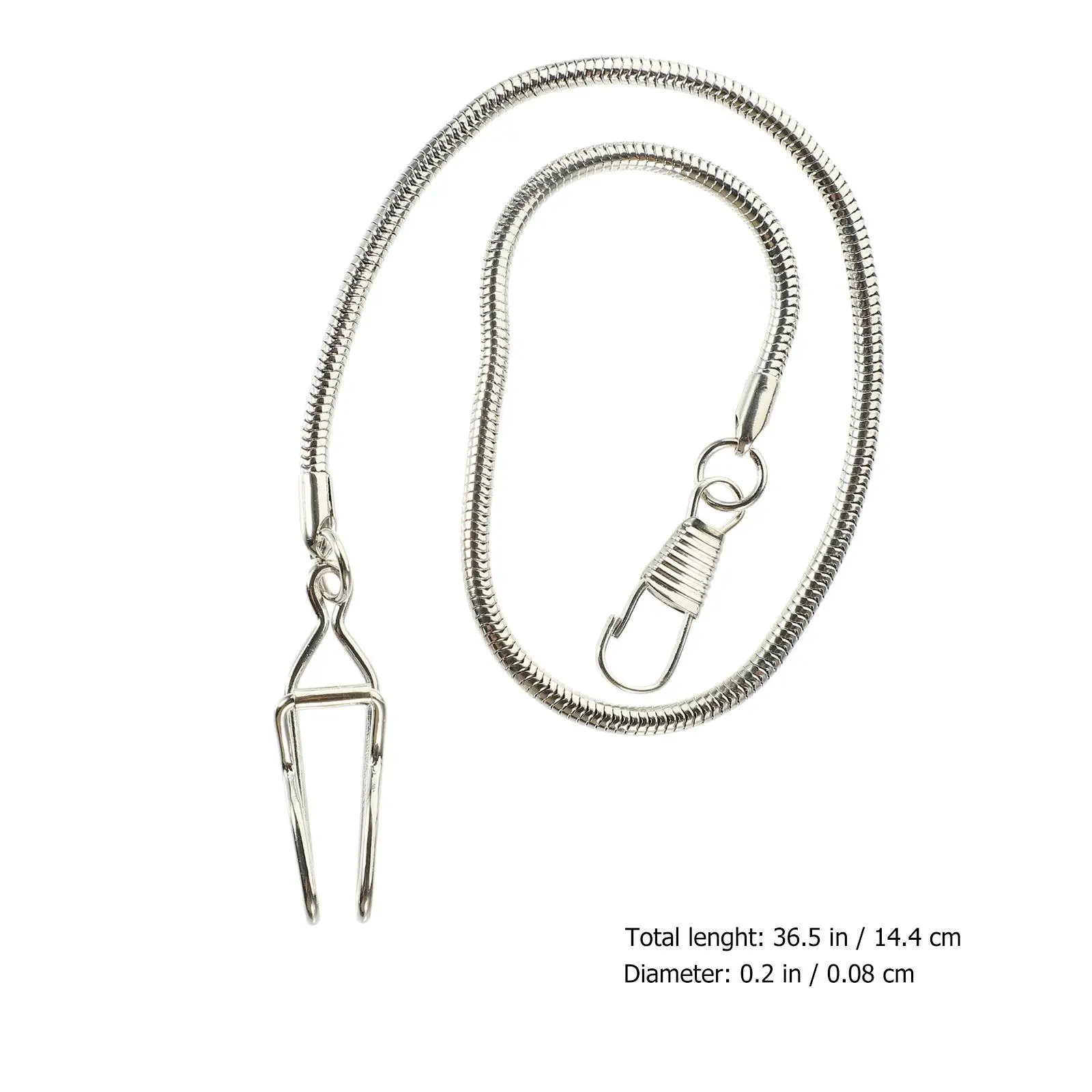 포켓 시계 빈티지 금속 합금 체인 장식 키 펜던트 클립 남자 목걸이 액세서리 만들기 포켓 체인 장식 용품