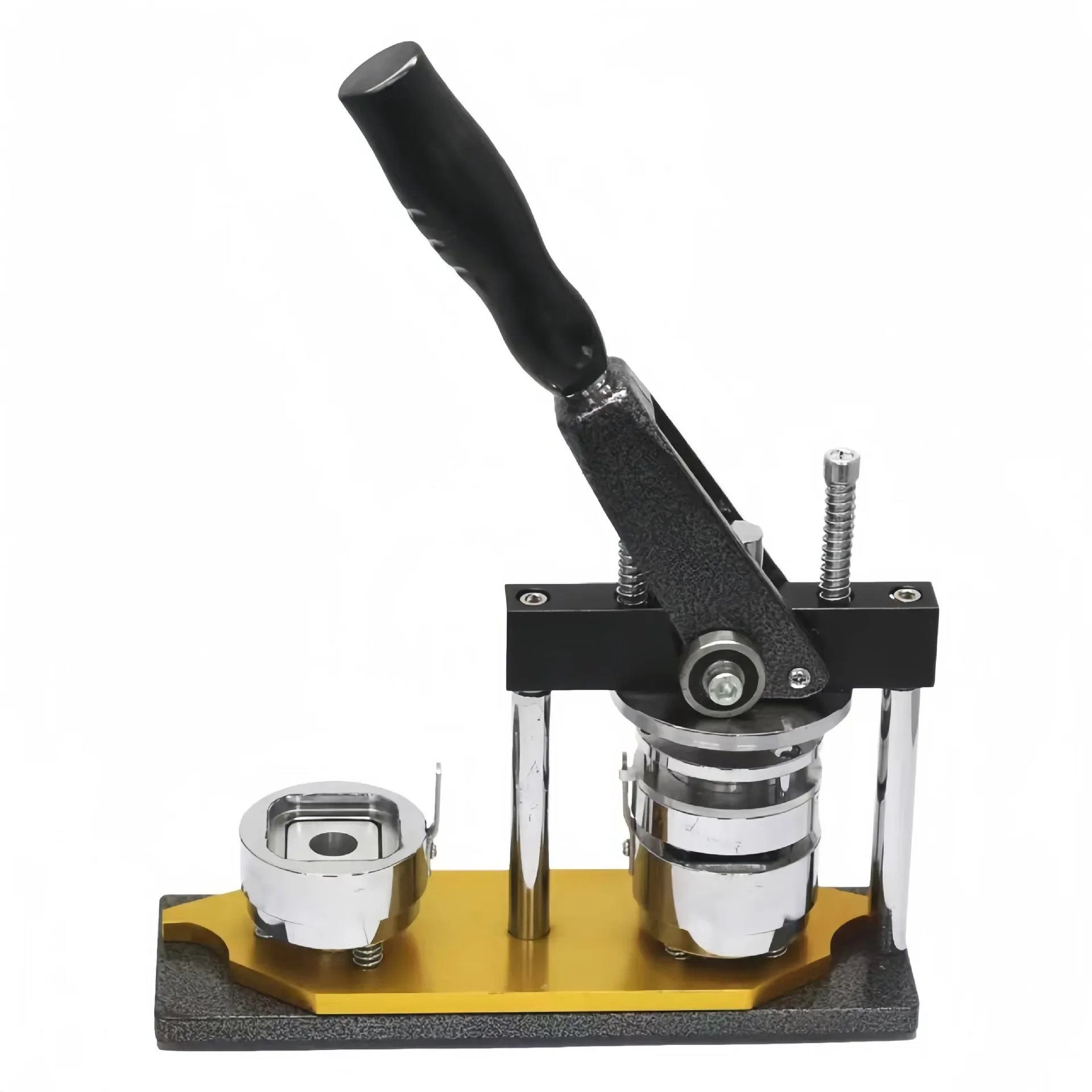 50 * 50MM square badge machine, rotating metal set tinplate rectangular badge equipment