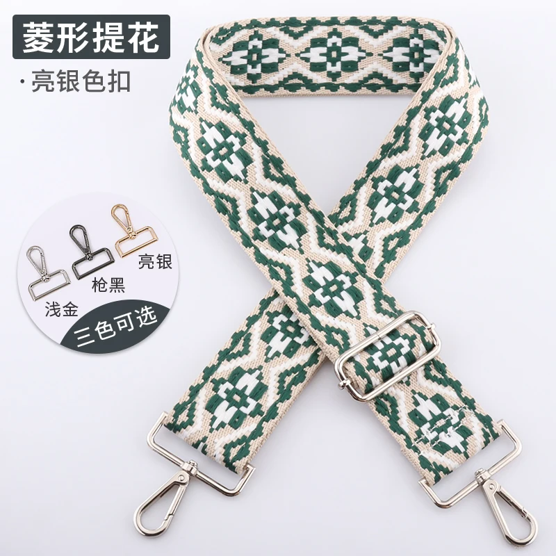 Chains Bags Straps Handbag Adjustable Replacement Accessories for Shoulder Colored Embroidered Woman Belt Chain Strap