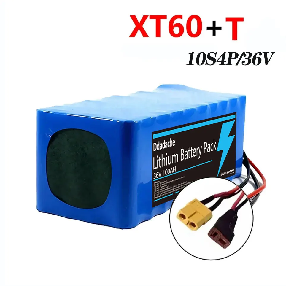 10S4P elektrische scooter 100000 mAh 36 v lithiumbatterij 18650 batterij 36 V 100 Ah elektrische scooter elektrische scooter batterij 36 v