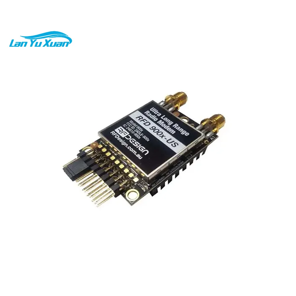GGDX RFD900x 915MHz Long Range FHSS Telemetry Radio Modem with Dual Antennas for APM Pix Flight Controller