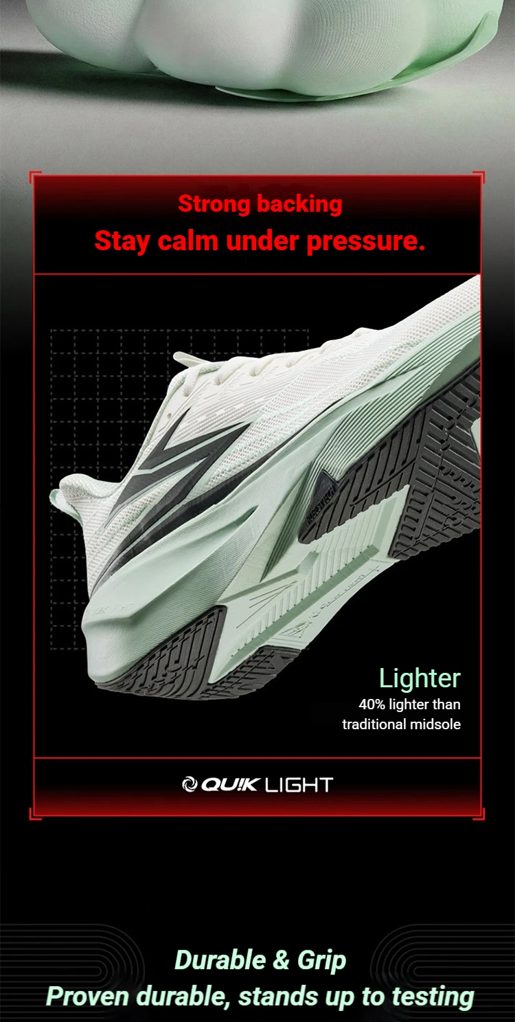 361 Degrees Flame Team 3.0 Herren-Laufschuhe mit Carbonplatte, Testläufer, stabile Rebound-Traktion, männliche Renn-Sneaker 672612233 – Detail 9