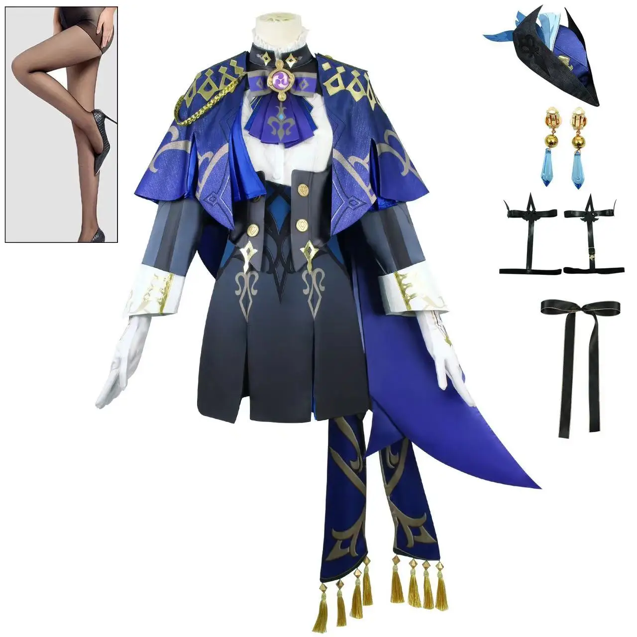 

Genshin Impact cos suit Claude cosplay costume anime costume stage