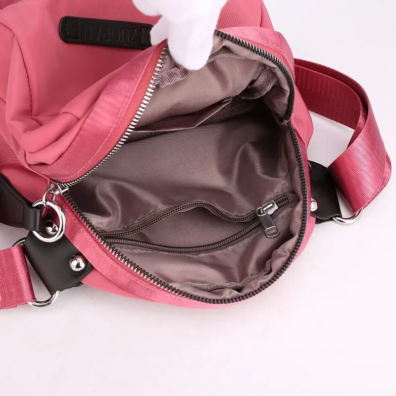 Nylon Shoulder Shell Bag New  Bucket  Oxford Cloth Large Capacity Light Shoulder Messenger Sports Bag Bolsa Feminina