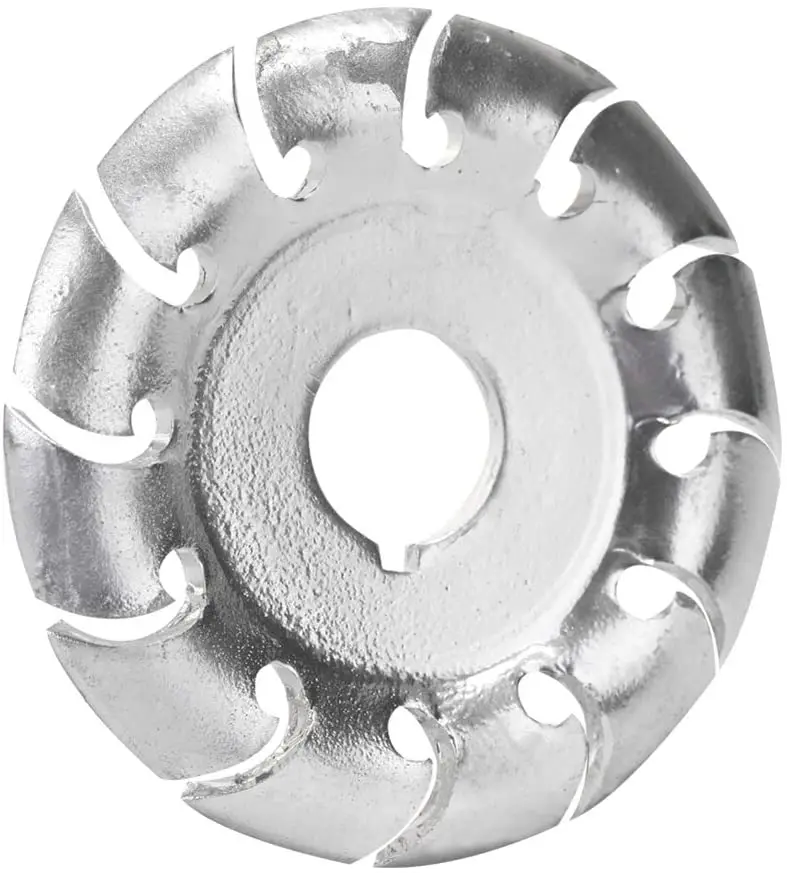Disco smerigliatrice angolare intaglio del legno 12 denti 16mm alesaggio disco modellante 65mm lavorazione del legno, 65 16 MM, metallo argento